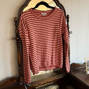 Madewell crewneck knit striped sweater